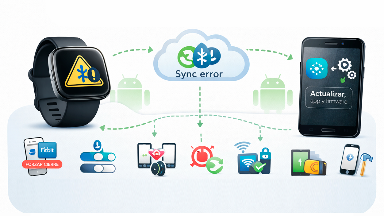 Fitbit que no sincroniza con Android solucion