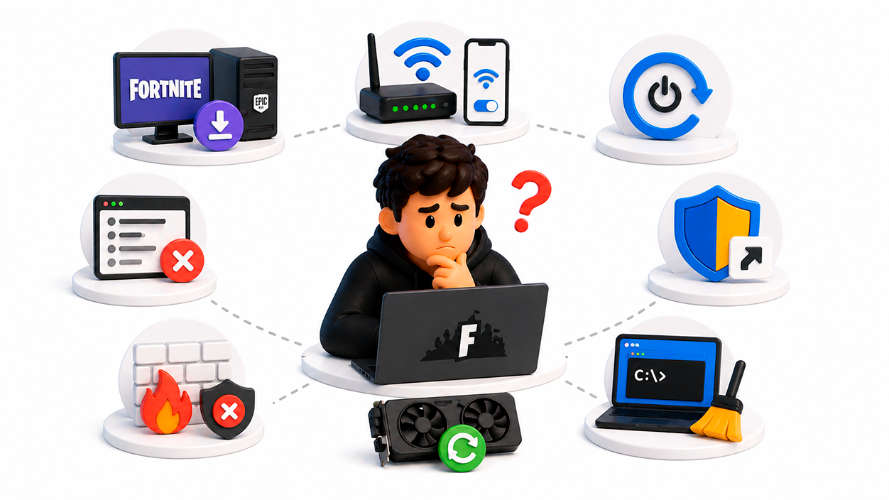 Fortnite no inicia sesión