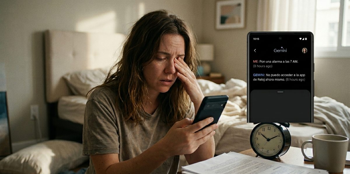 Gemini en Android no puede poner alarmas