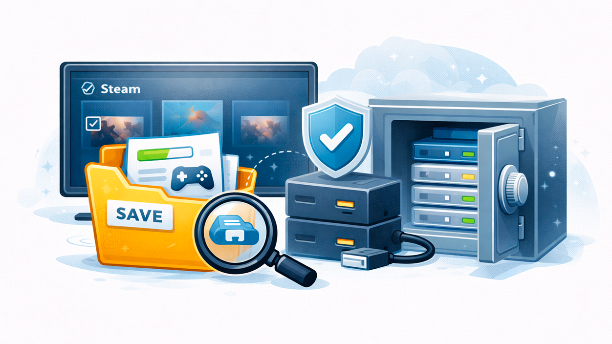 Hacer copias de seguridad manuales de tus juegos y partidas de Steam