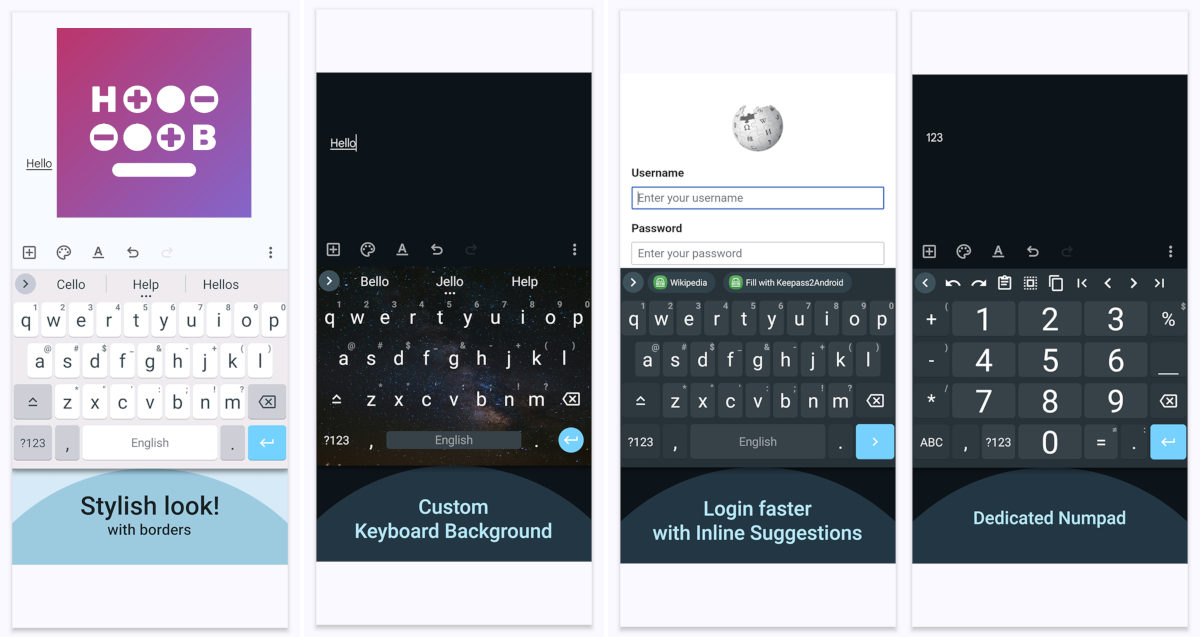Heliboard teclado para Android