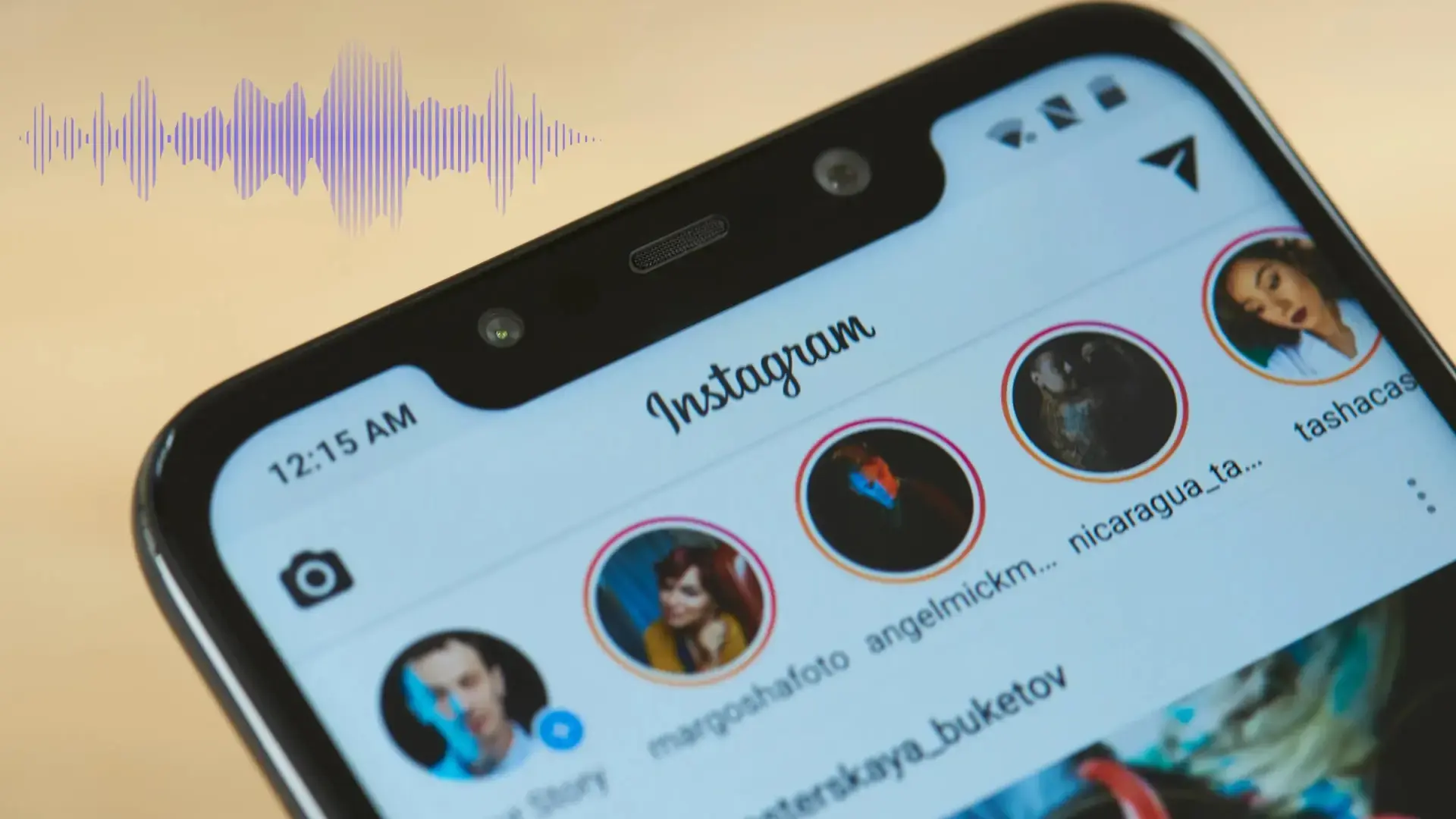 Audio no disponible en historias antiguas de Instagram Historia antigua de Instagram con la música no disponible