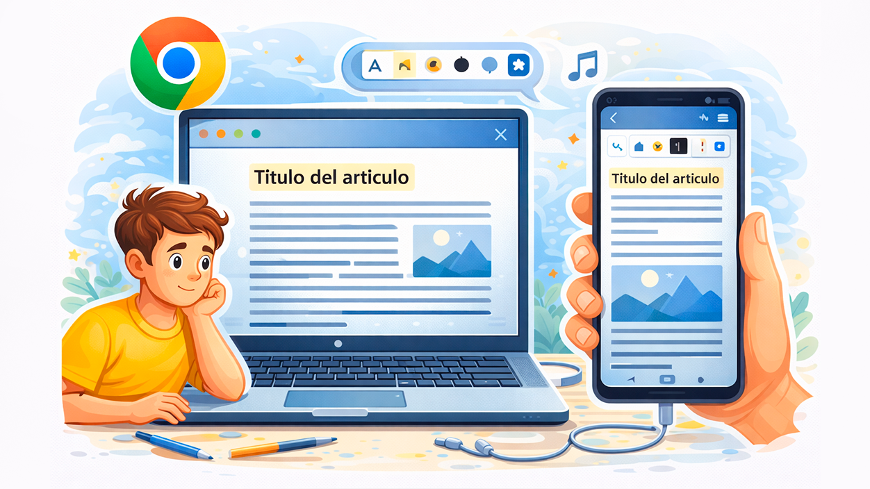 Lectura documentos en voz alta chrome