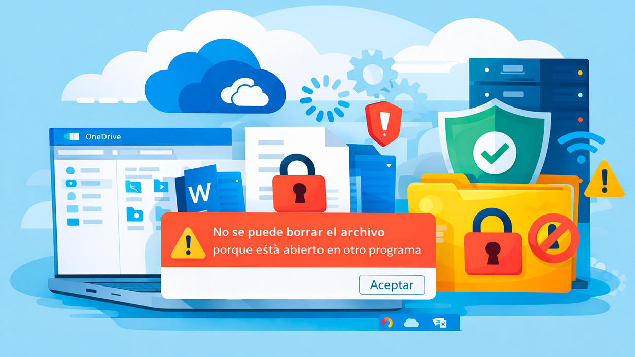 No puedo borrar archivos sincronizados con OneDrive