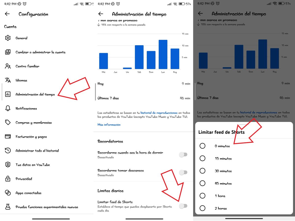 Nueva función de Configuración Feed YouTube