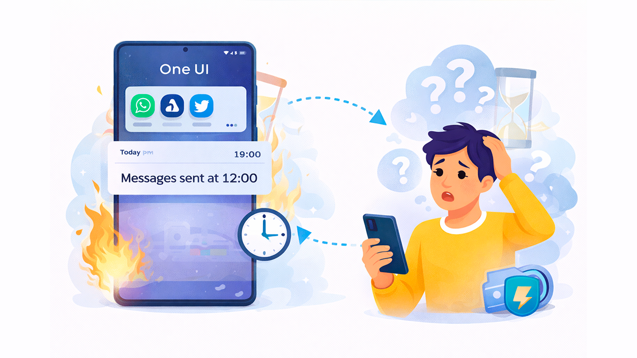 One UI no muestra o retrasa las notificaciones