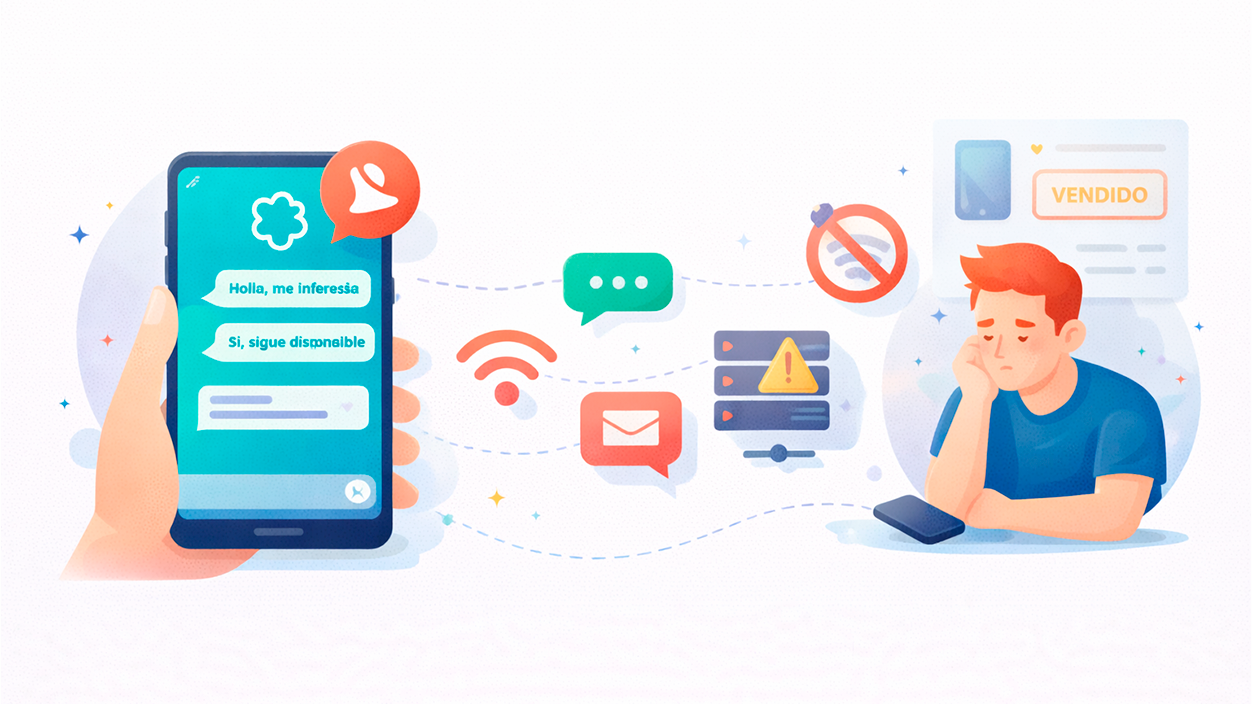 Por qué no te llegan notificaciones ni mensajes en Wallapop