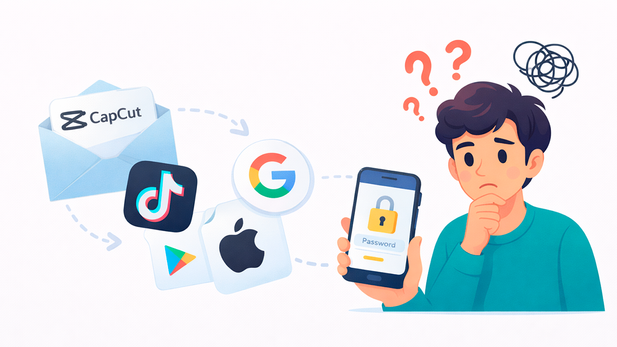 Qué hacer si no recuerdas cómo te registraste en CapCut