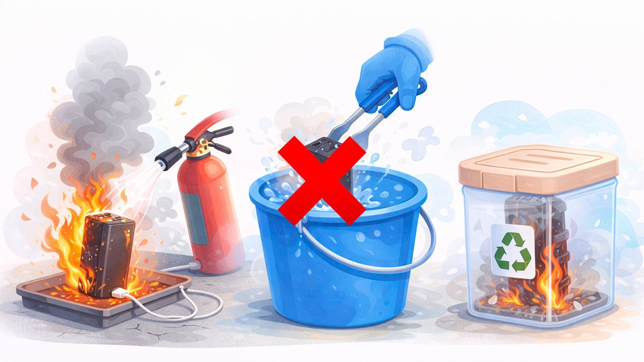 Qué hacer si tu power bank se sobrecalienta o se incendia