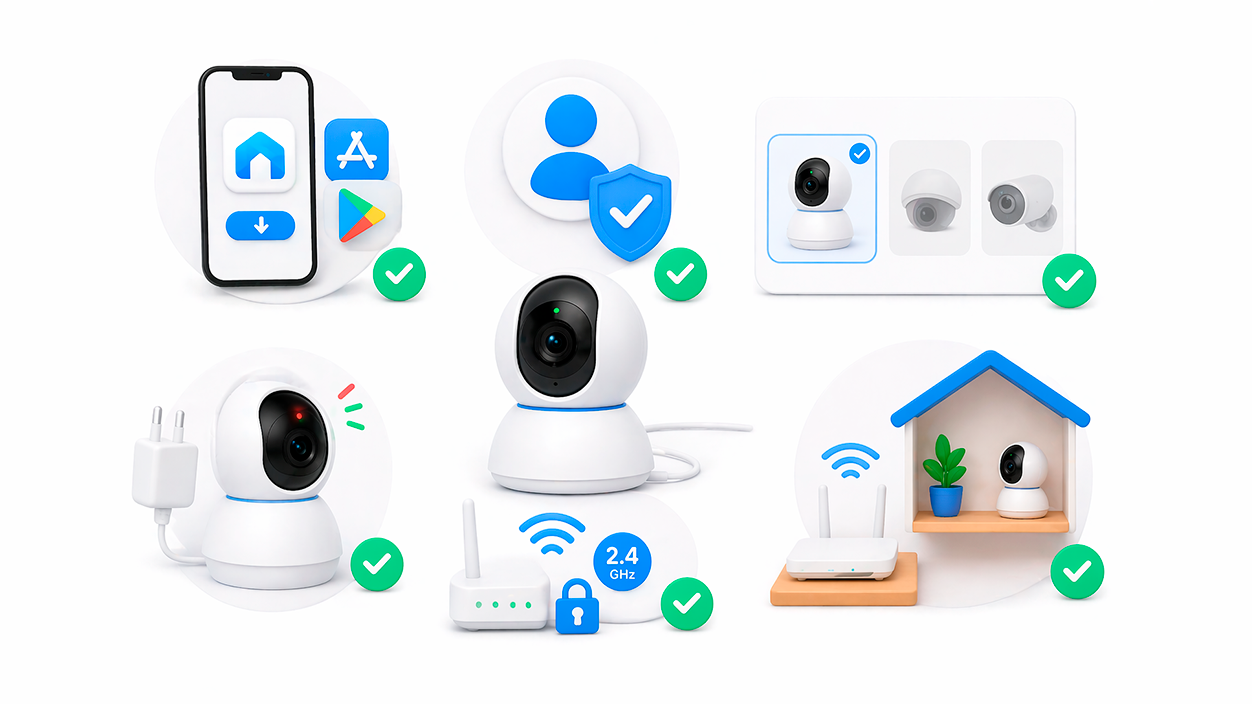 Requisitos previos para conectar una cámara Tapo