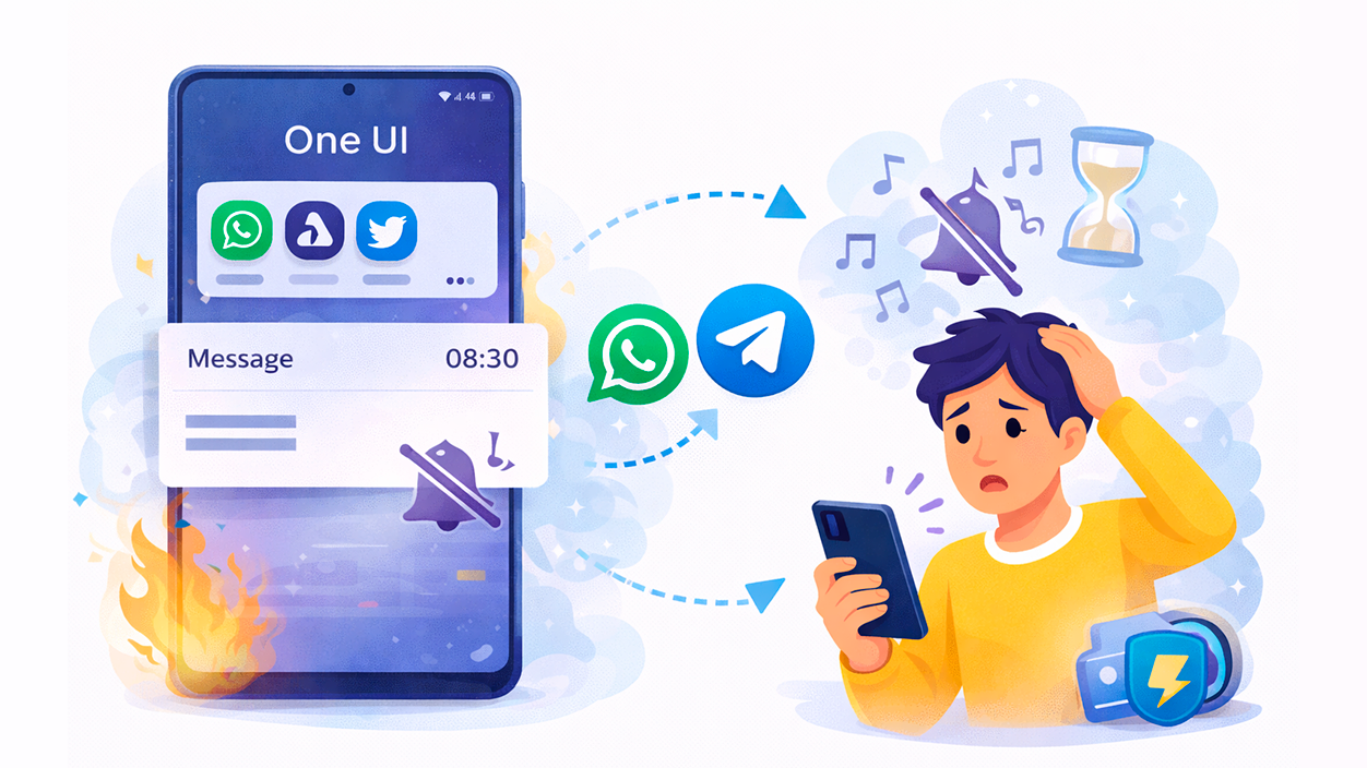 Samsung fallan las notificaciones de WhatsApp