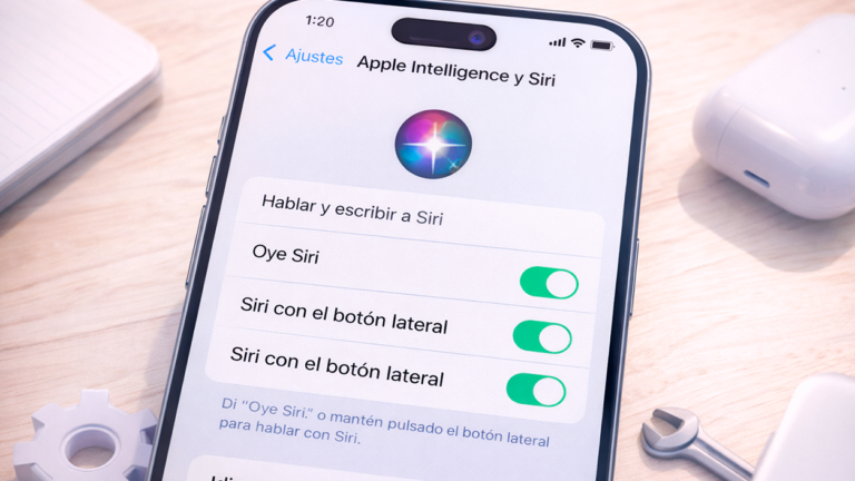 Siri en el botón lateral iPhone