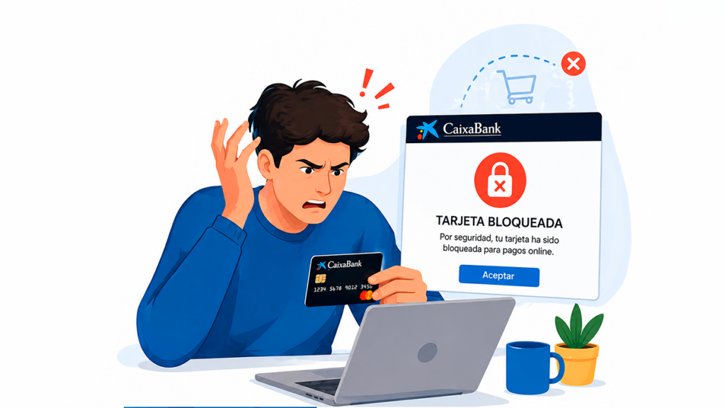 Tarjeta bloqueada en CaixaBank