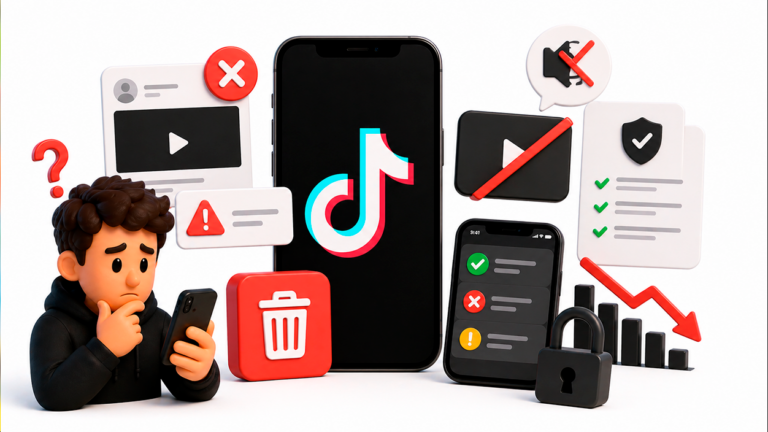 TikTok elimina vídeos