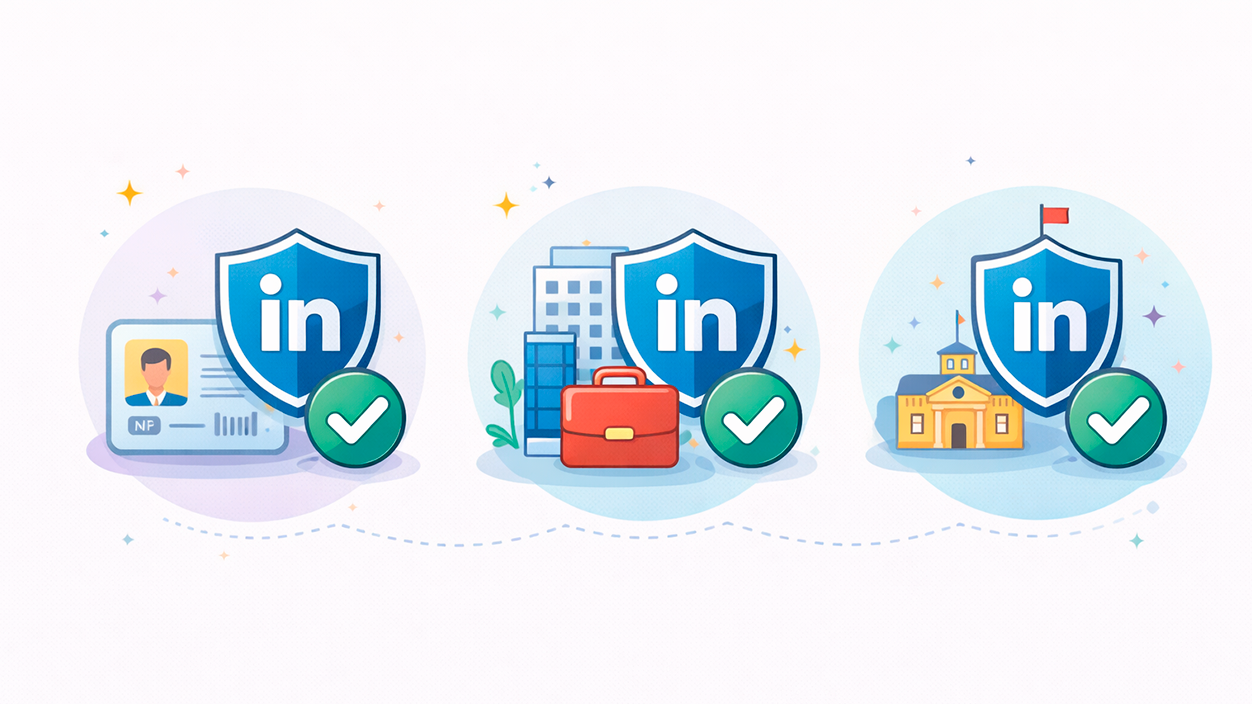 Tipos de verificación que puedes activar en LinkedIn