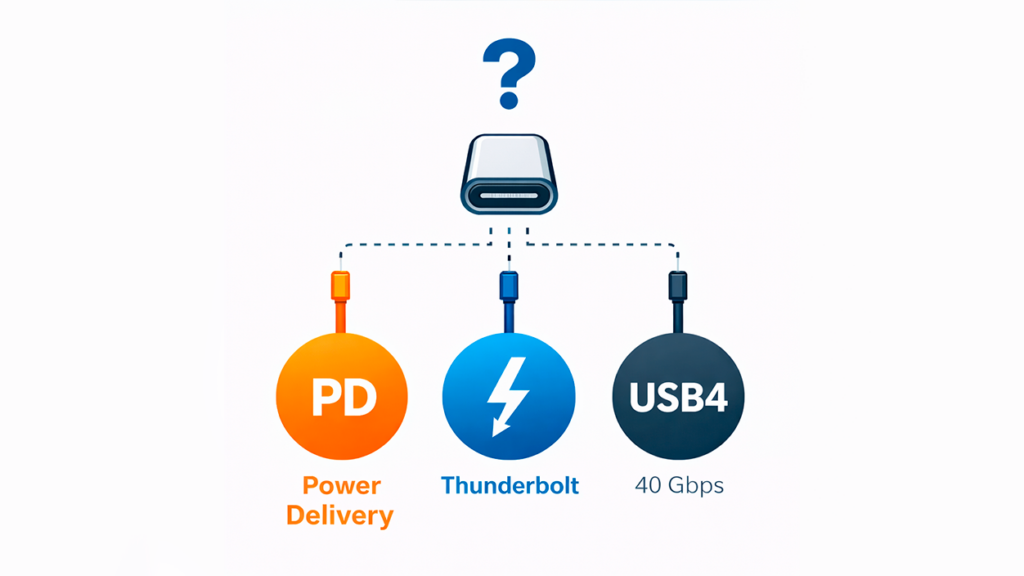 USB-C, Power Delivery y otros estándares