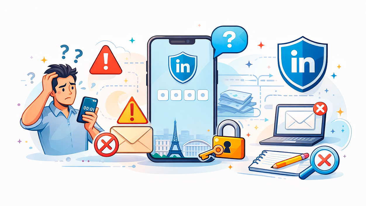 LinkedIn is not sending the verification code: solution