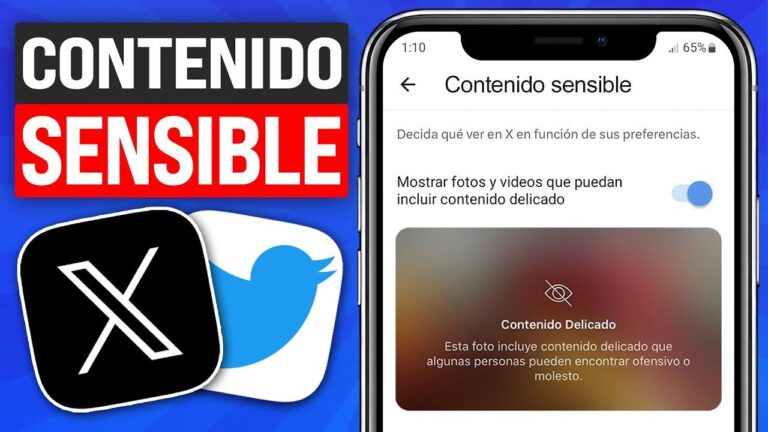 X no te deja ver contenido sensible aunque lo actives