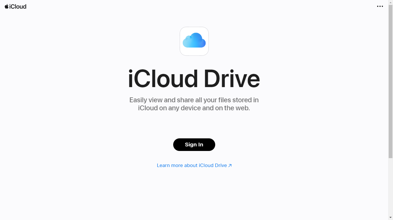 icloud drive