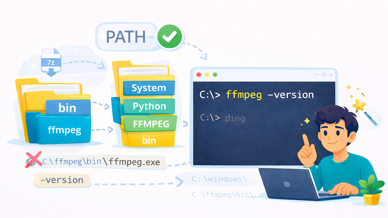 añadir FFMPEG al PATH