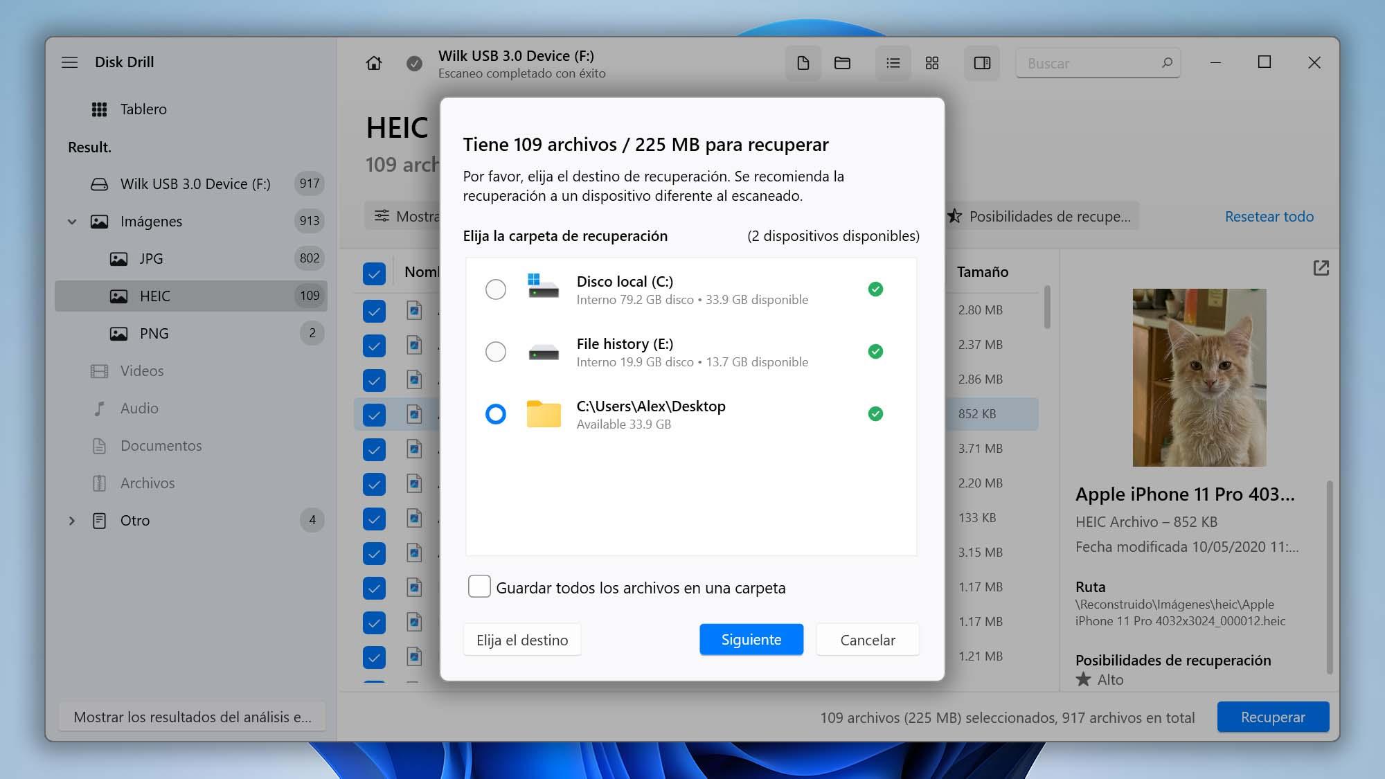 Problema de archivo mal formateado en disco