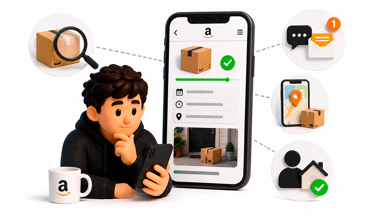 buscar paquete entregado cuenta de Amazon