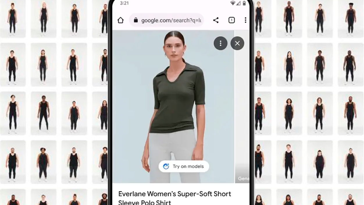 como funciona el probador de ropa de Google Fotos