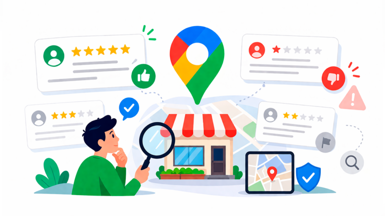 detectar reseñas falsas en Google Maps