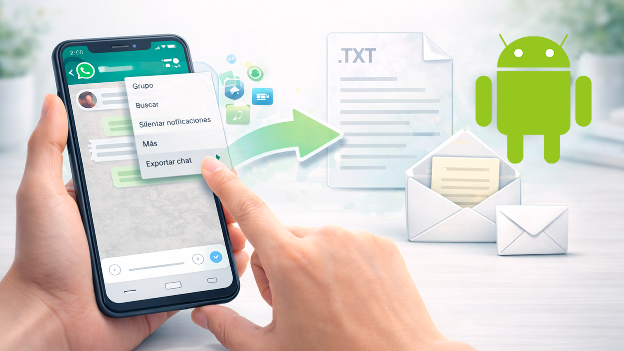exportar un chat de WhatsApp en Android