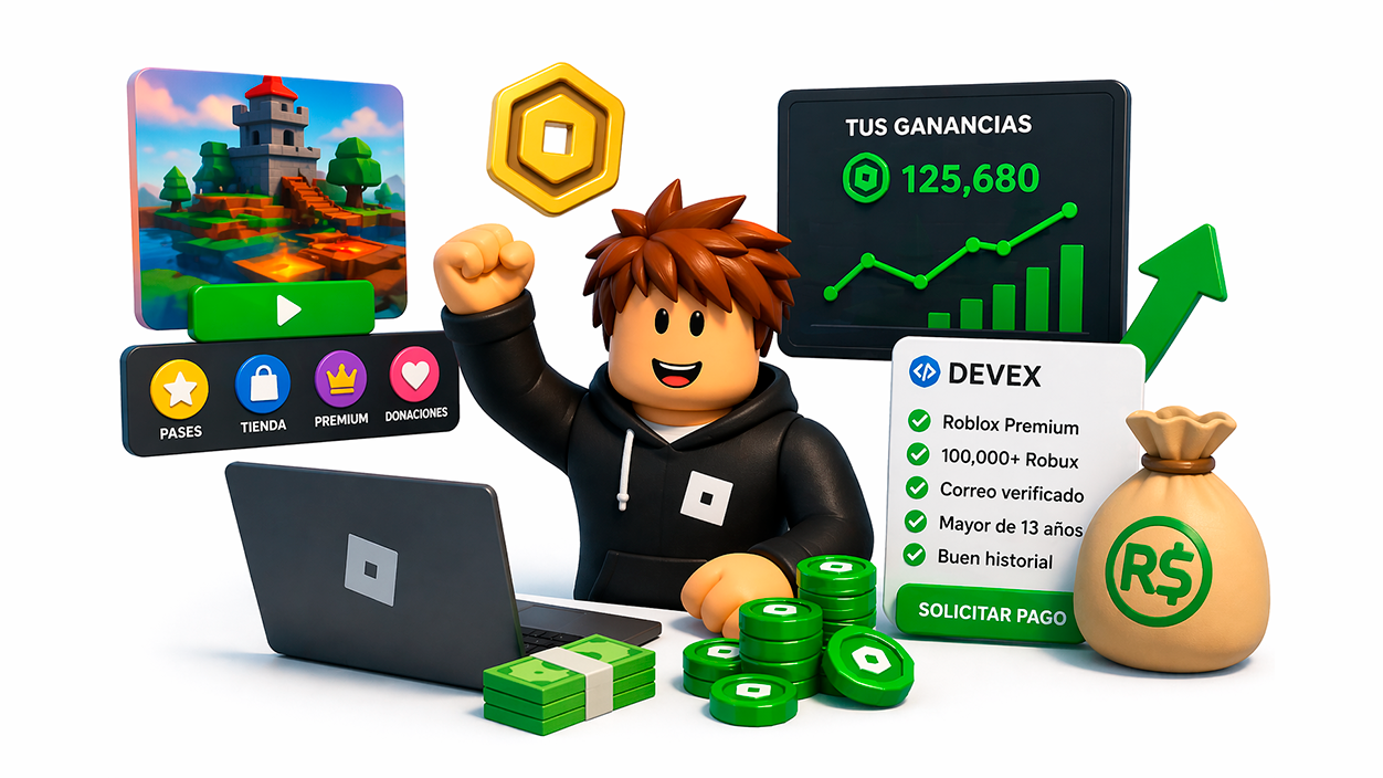ganar dinero con tus juegos de roblox