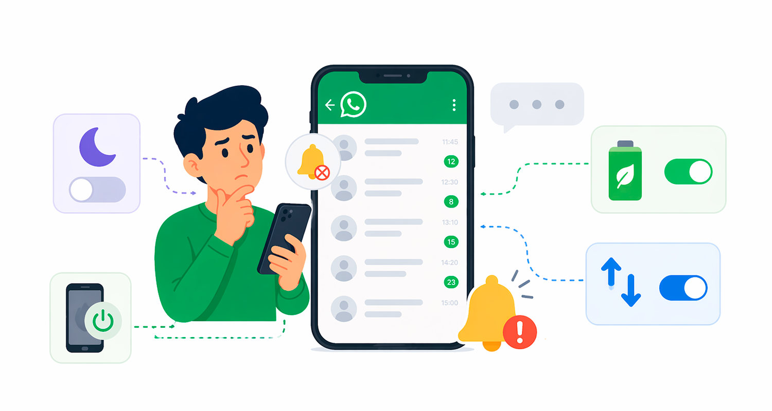 notificaciones y mensajes que no llegan hasta abrir WhatsApp