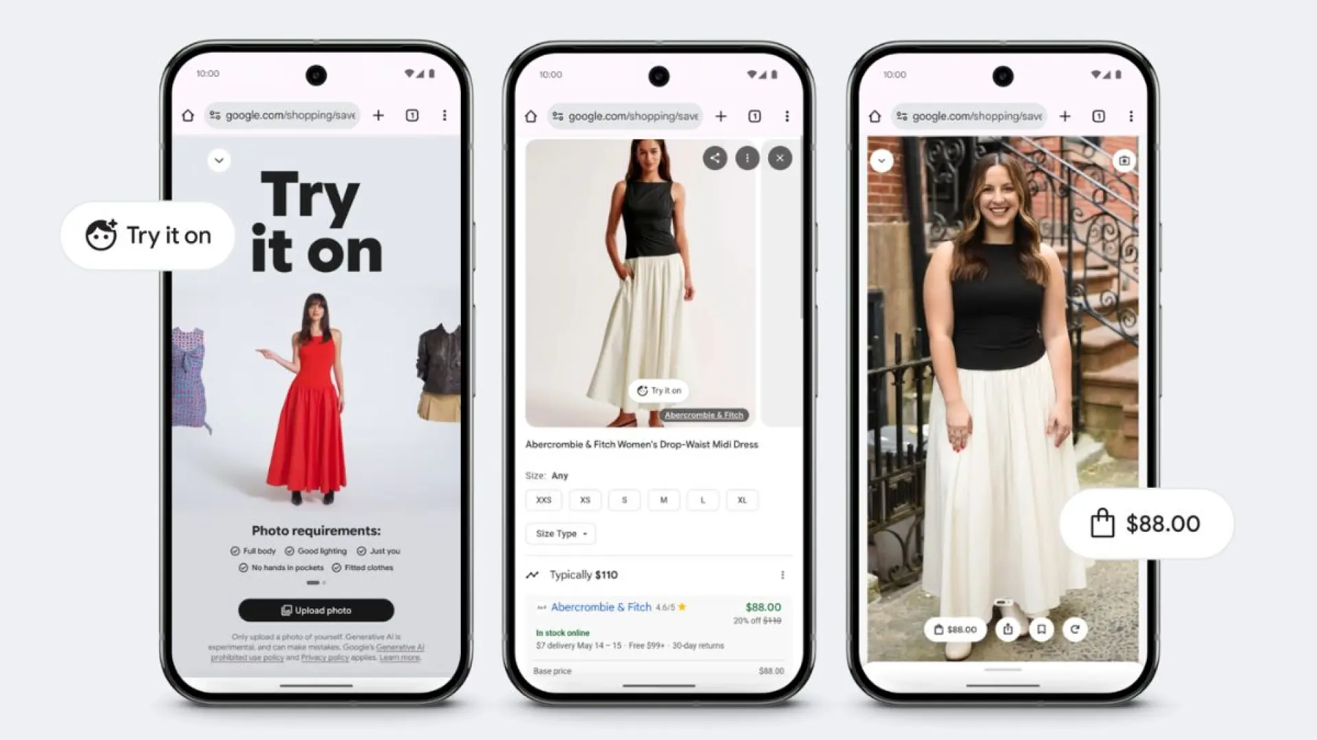 probar ropa en Google Photos