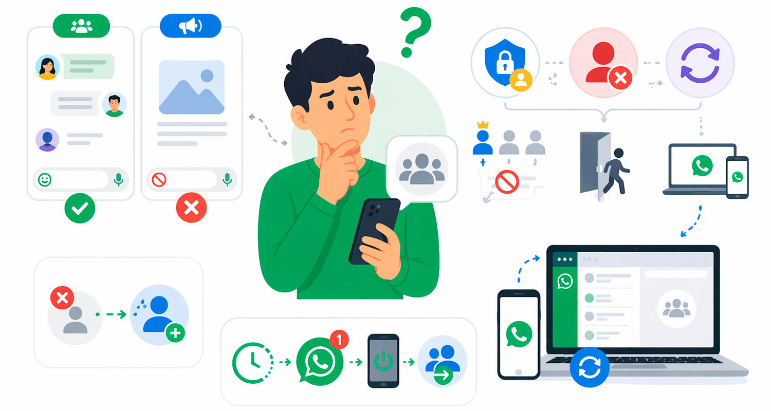 problema del grupo de whatsapp