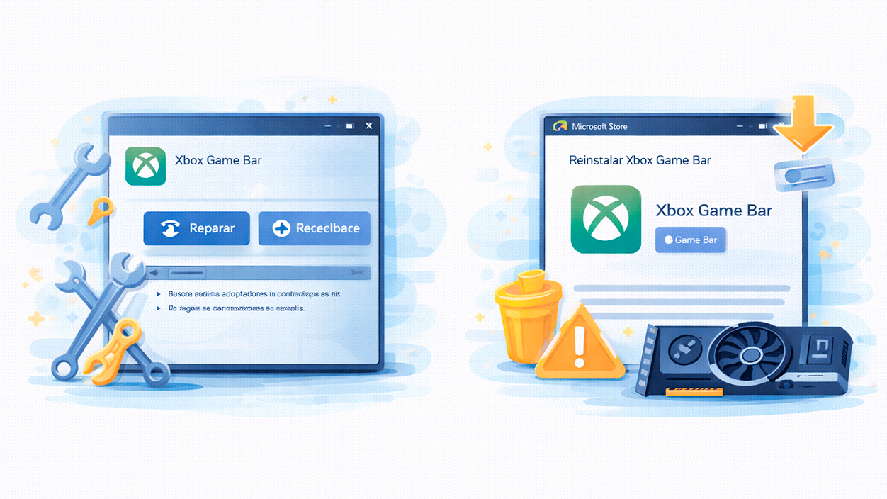 reinstalar Xbox Game Bar