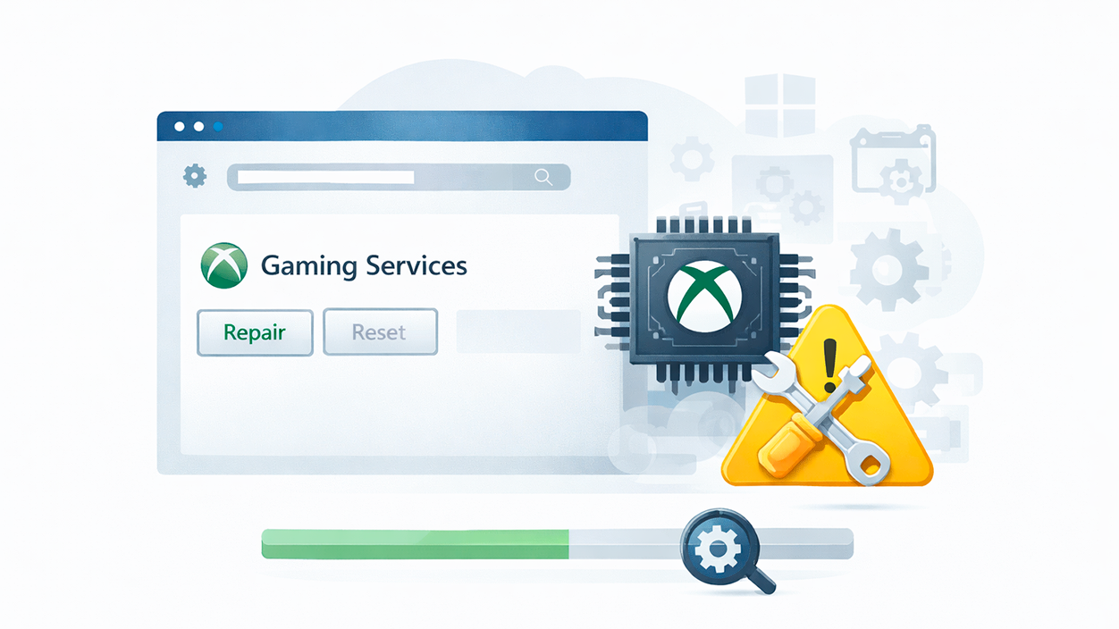 reparar los servicios de juegos en Windows