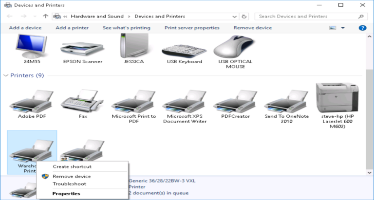 Tu impresora aparece dos veces en Windows y nunca sabes cuál usar