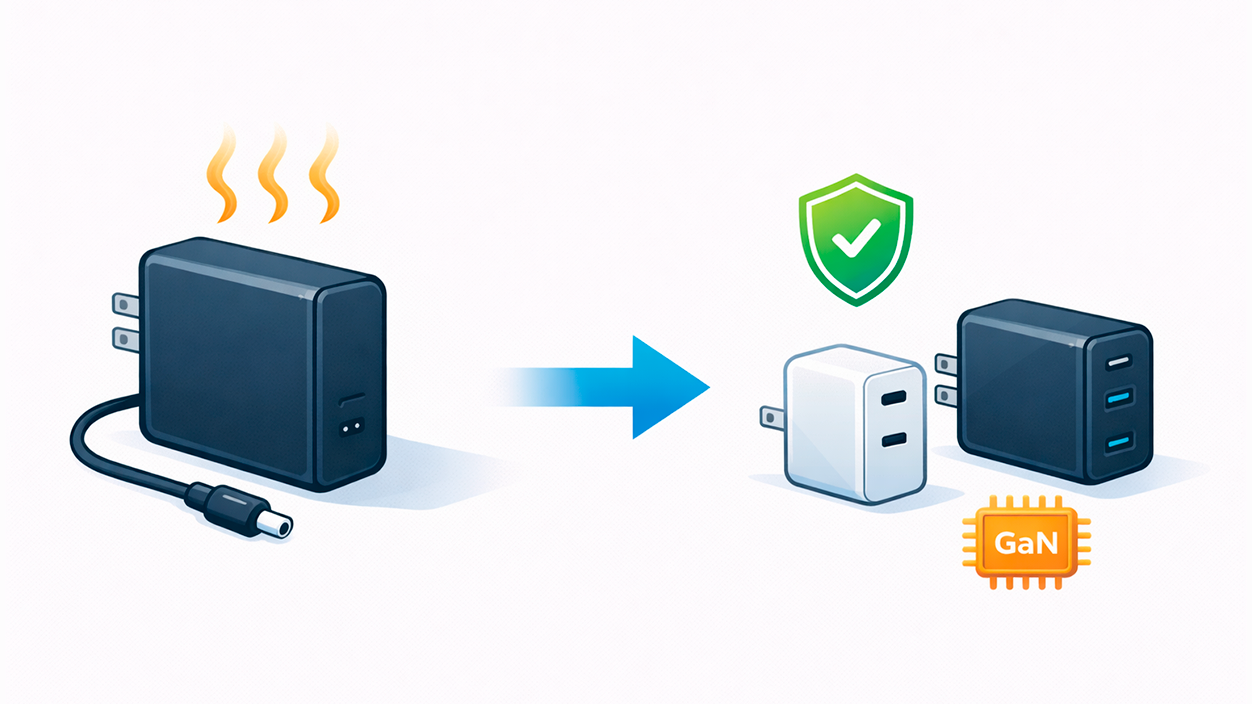 tecnología GaN ha cambiado el tamaño de los cargadores