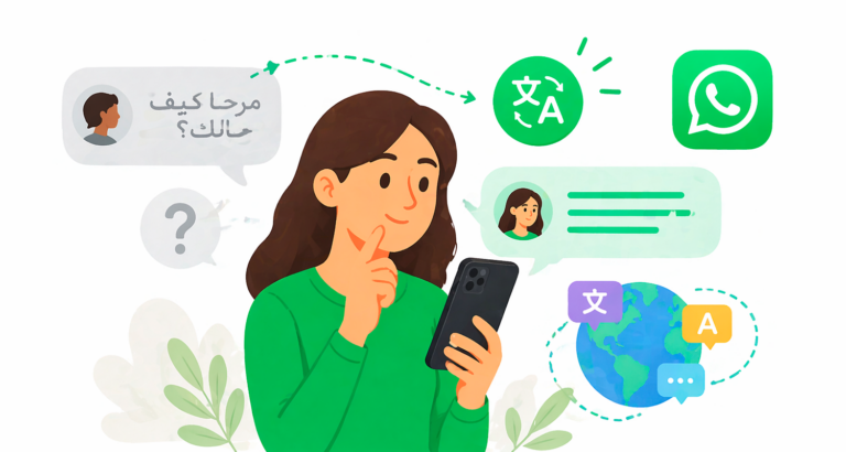 traducción de mensajes dentro de WhatsApp