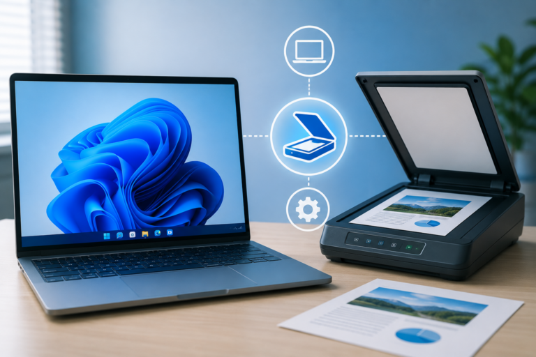 Cómo añadir un escáner como dispositivo en Windows 11