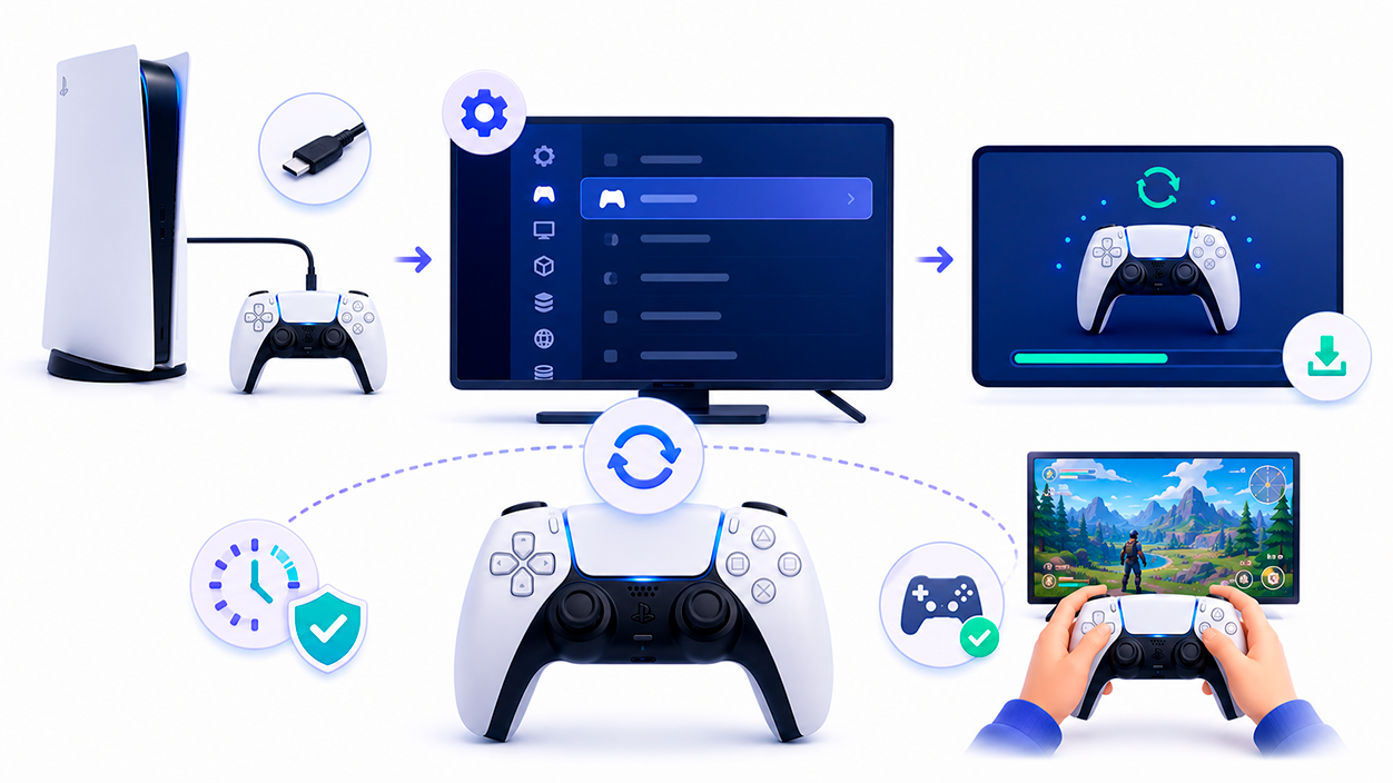 Actualizar el firmware del mando DualSense