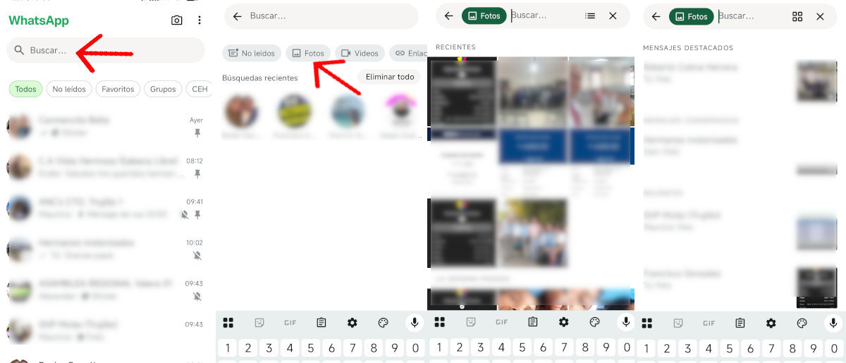 Buscador global WhatsApp