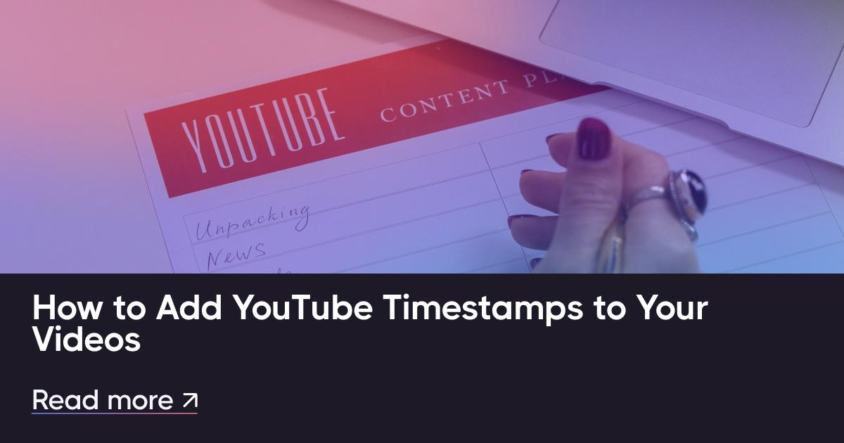 Cómo añadir una marca de tiempo a un enlace de YouTube