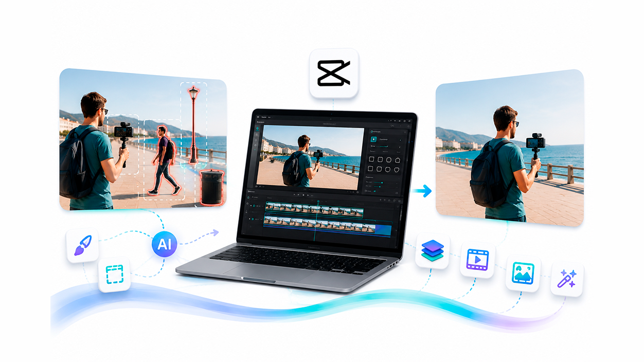 Cómo borrar objetos y personas en CapCut