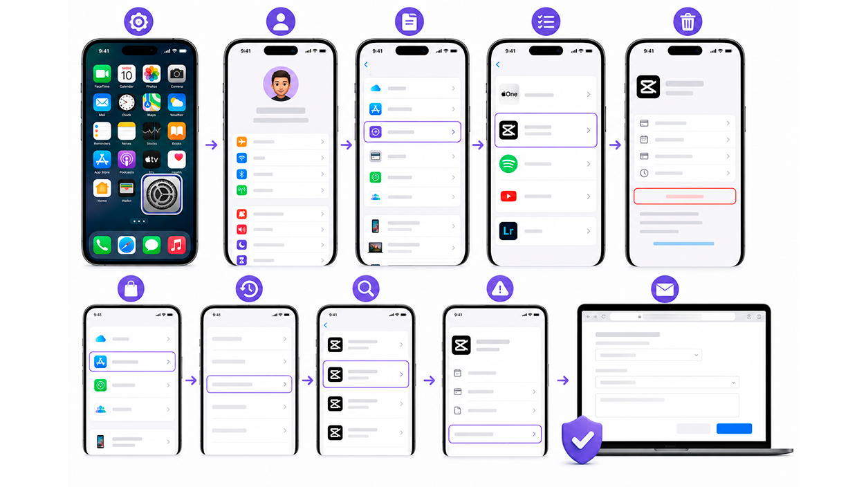 Cómo cancelar CapCut Pro si pagaste desde iPhone o iPad (App Store)