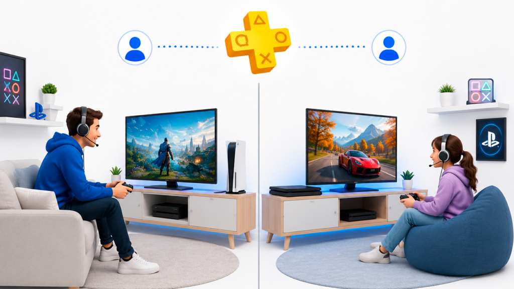 Cómo compartir PlayStation Plus entre cuentas y consolas