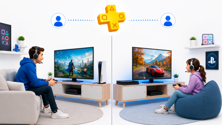 Cómo compartir PlayStation Plus entre cuentas y consolas