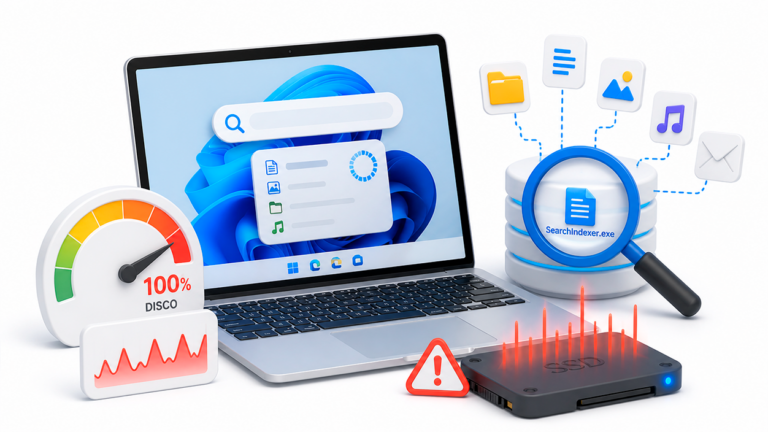 Cómo desactivar SearchIndexer