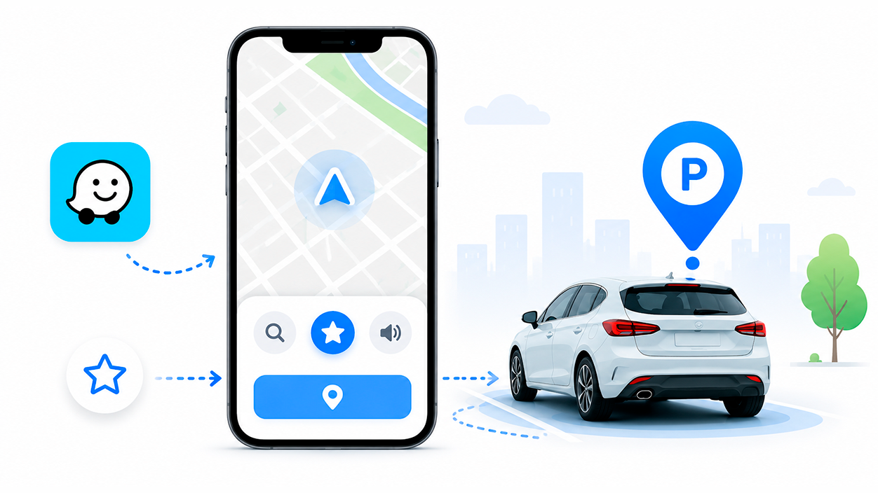 Cómo encontrar el coche aparcado en Waze