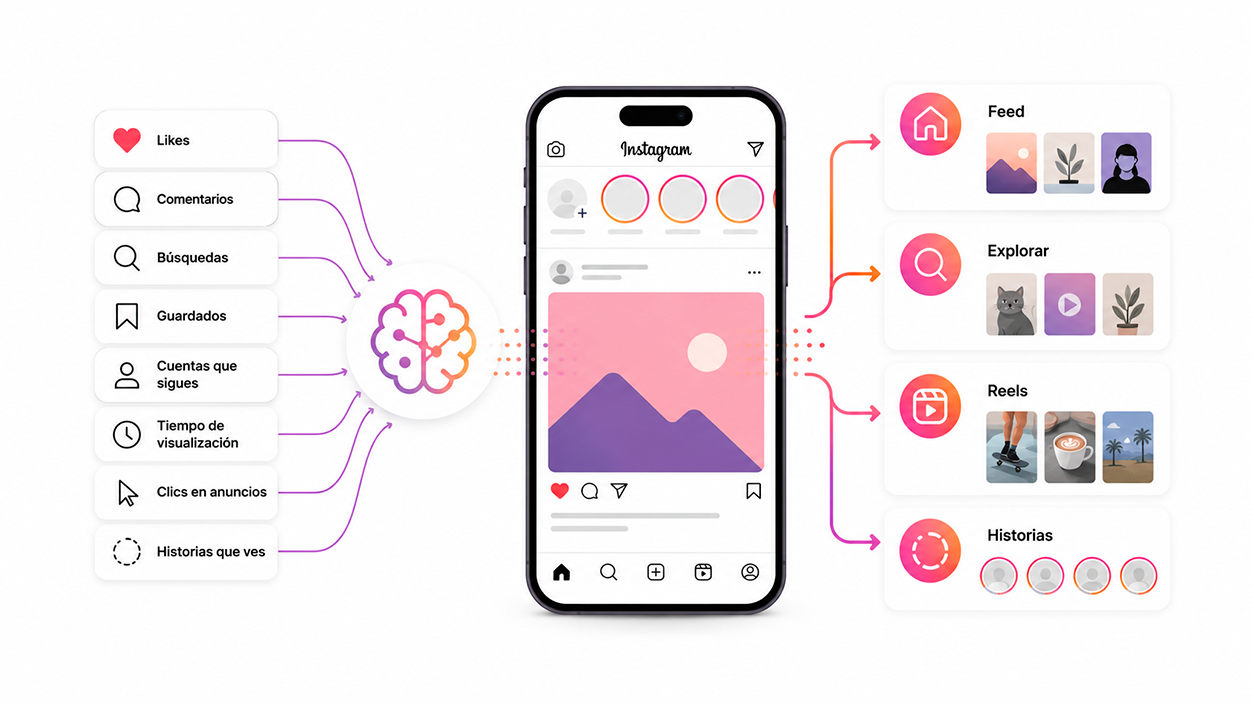 Cómo funciona el algoritmo de Instagram