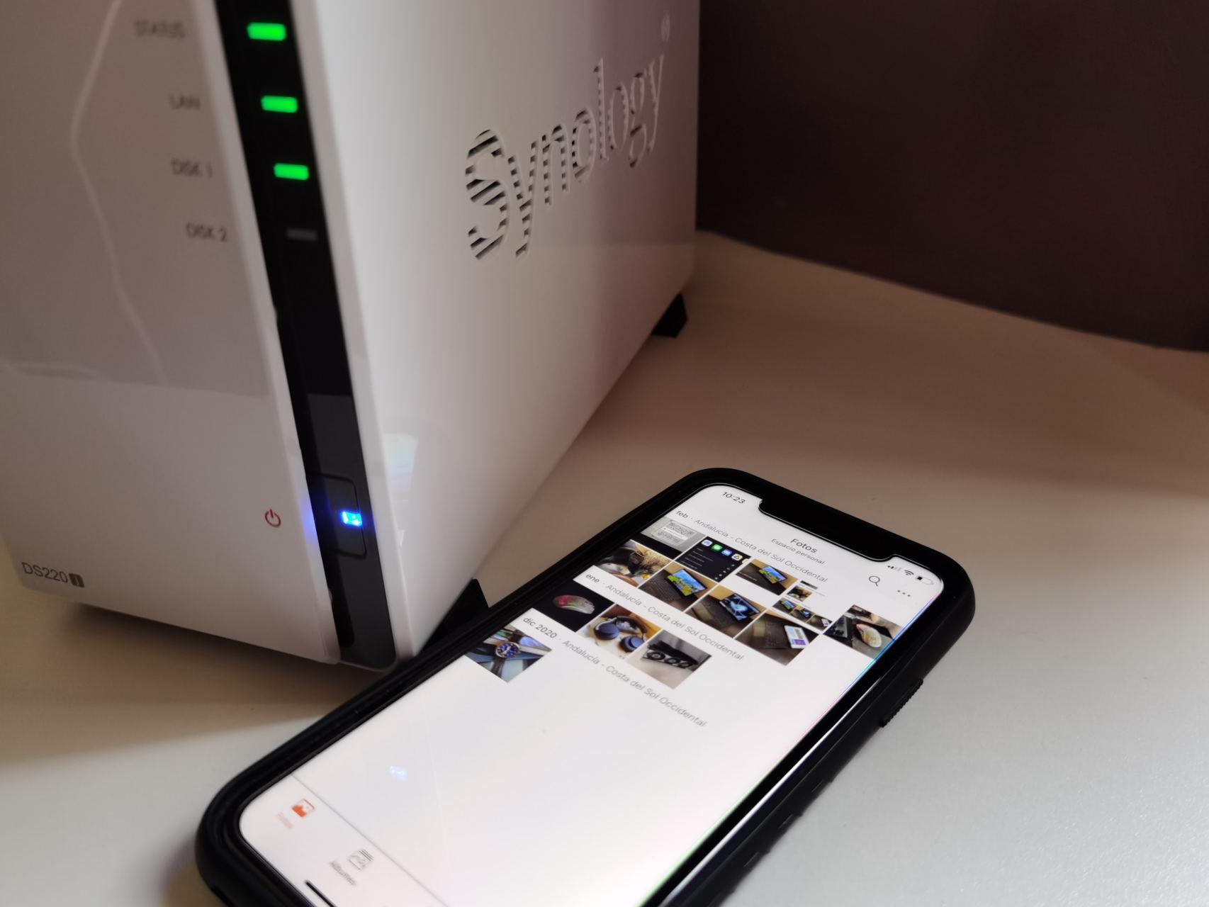 Servidor NAS Synology para nube familiar